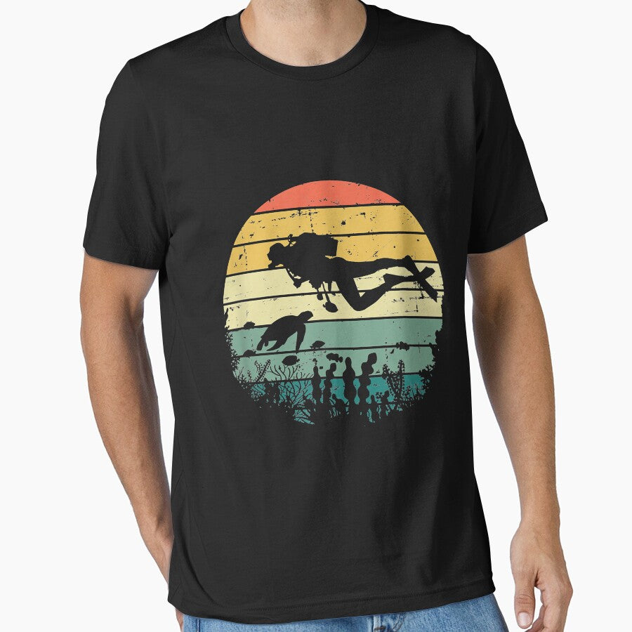 Funny Vintage Scuba Diving Dive Diver by Liefke12441 T-Shirts, Hoodie, Sweatshirt | BlankRebels.com (Image 1)