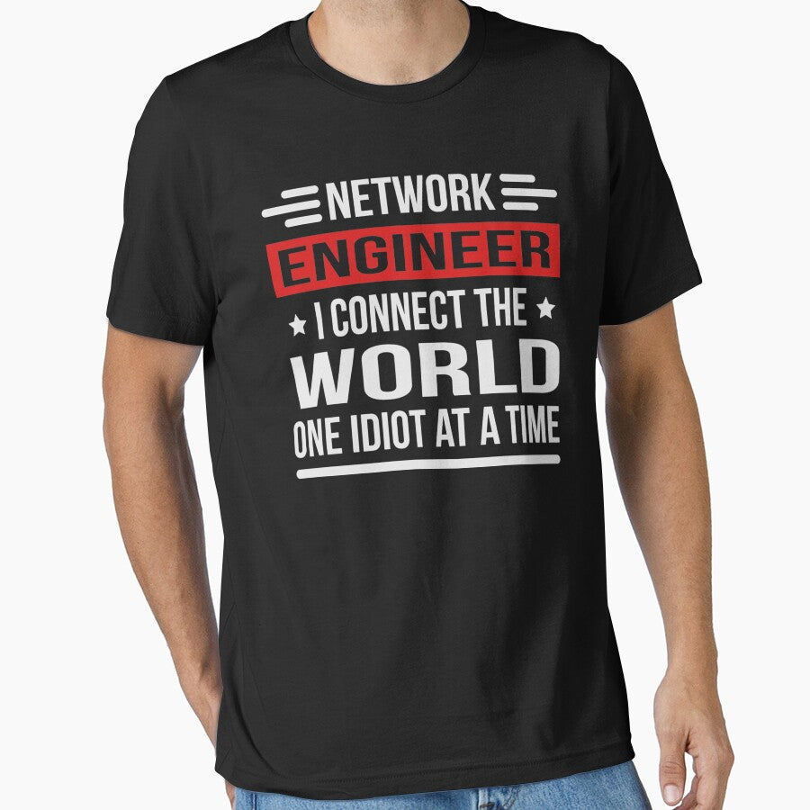 Network engineer connect world by Clavitaps T-Shirts, Hoodie, Sweatshirt | BlankRebels.com (Image 1)