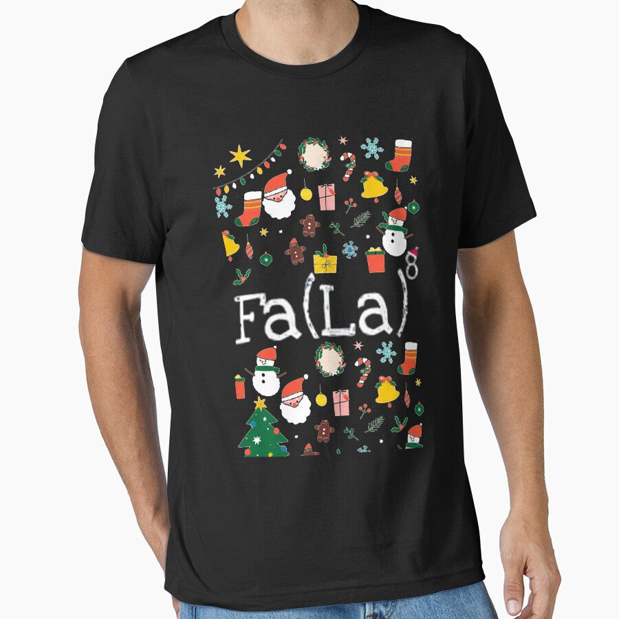 Math Nerd Christmas - Fa la la la exponent Classic T-Shirt by HalloweenFit Hoodie, Sweatshirt | BlankRebels.com (Image 1)