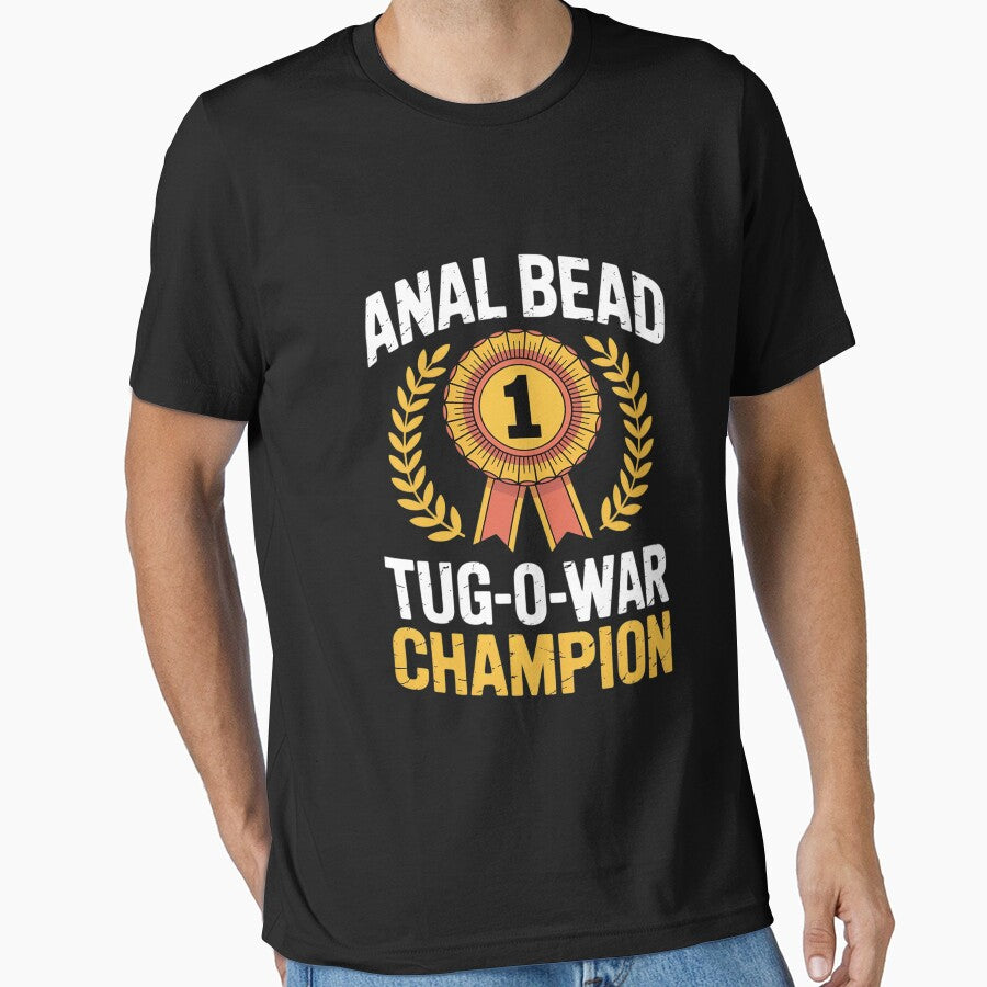 Bead Tug O War Champion Saying Adult Humor by LapFemile