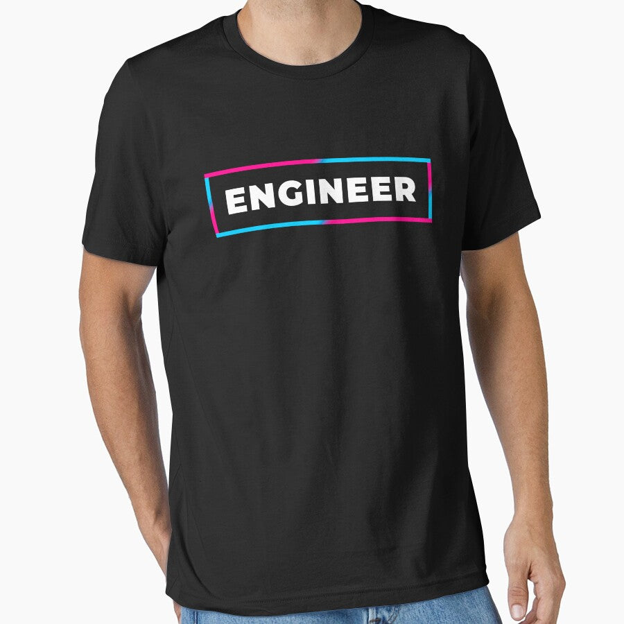 Engineer retro gradient frame by SVPOD T-Shirts, Hoodie, Sweatshirt | BlankRebels.com (Image 1)