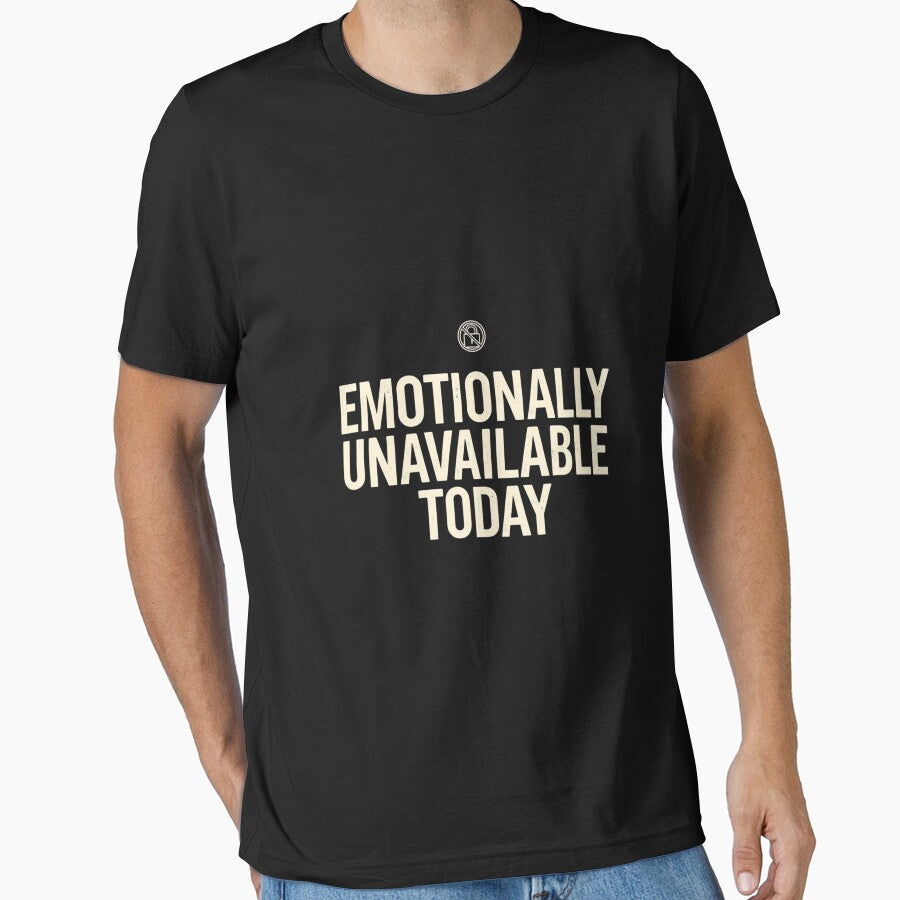 Socially Allergic T-Shirt: Funny Introvert Quote | Sarcastic Humor Anti-Social Minimalist Gift by Aziz141... (Image 1)
