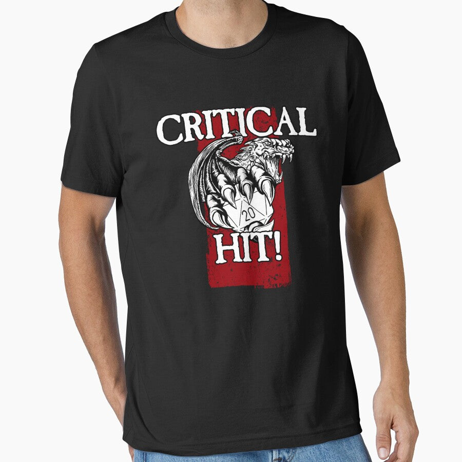 Critical Hit! by SideQuest - Scribbled Chaos! T-Shirts, Hoodie, Sweatshirt | BlankRebels.com (Image 1)