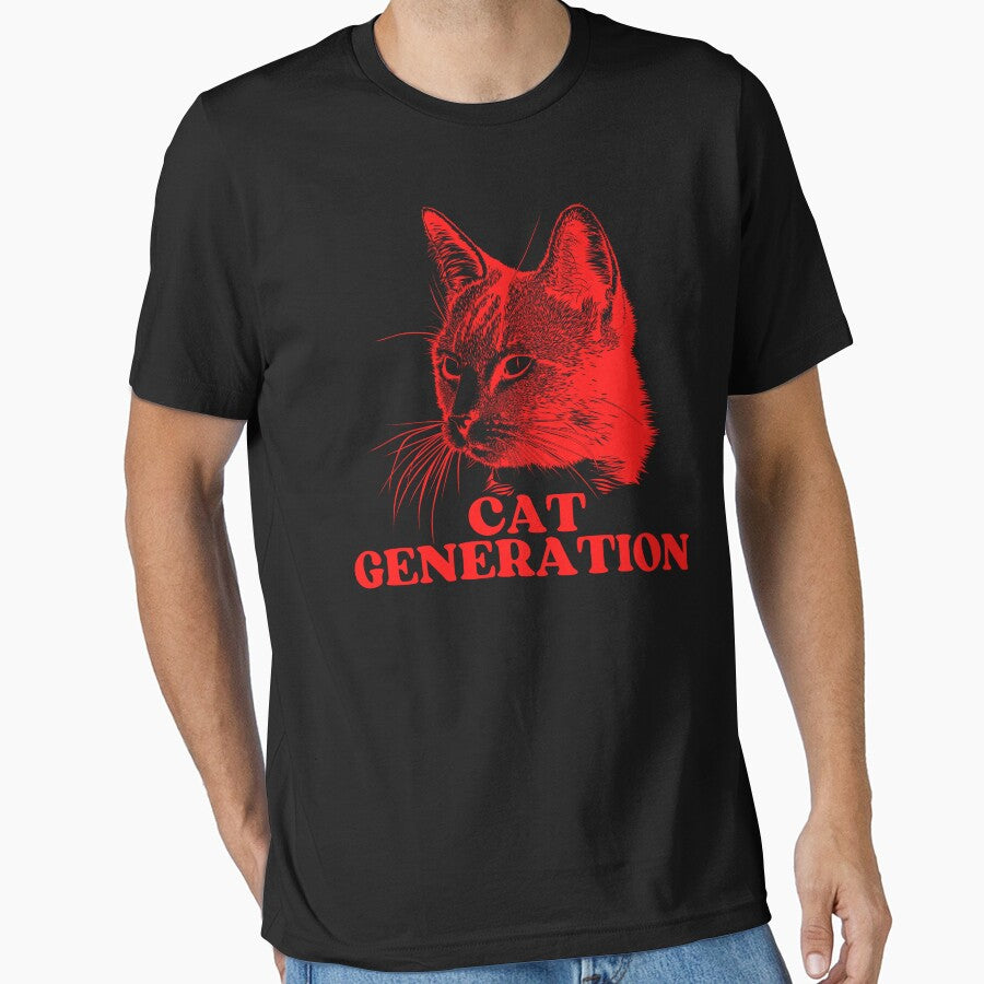 RED CAT GENERATION - Funny Cat Pictures With Cat Sayings and Captions by FunnyCatsFam T-Shirts, Hoodie, Sweatshirt (Image 1)
