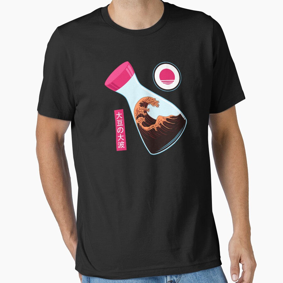 The Great Wave Of Soy Sauce by sachpica T-Shirts, Hoodie, Sweatshirt | BlankRebels.com (Image 1)