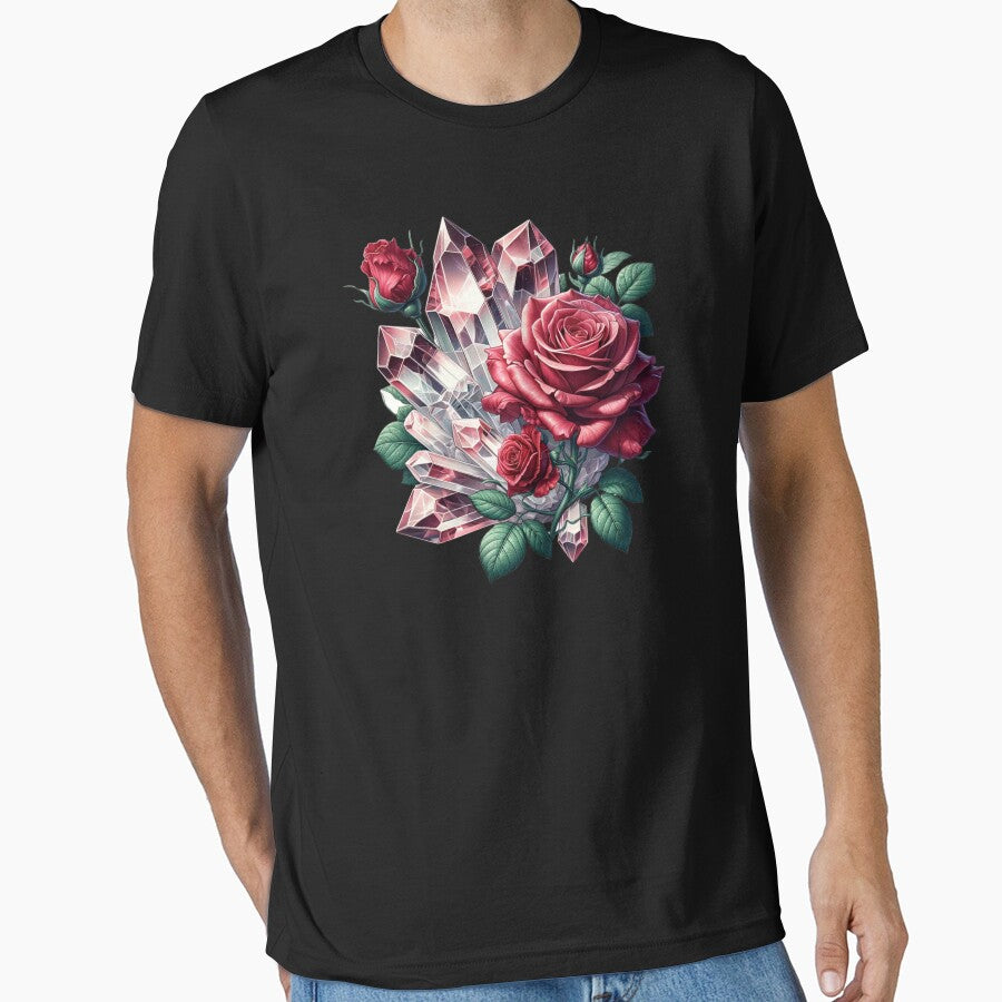 Quartz and roses by CoussaZau T-Shirts, Hoodie, Sweatshirt | BlankRebels.com (Image 1)