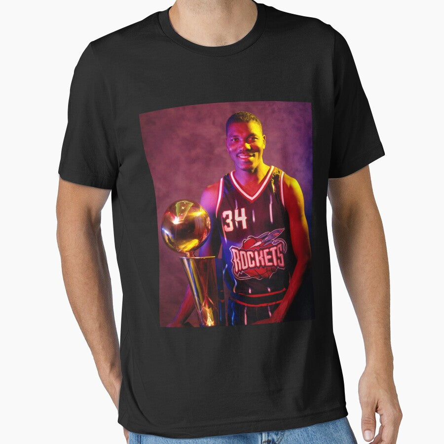 Olajuwon Vintage by FalguniShankar T-Shirts, Hoodie, Sweatshirt | BlankRebels.com (Image 1)