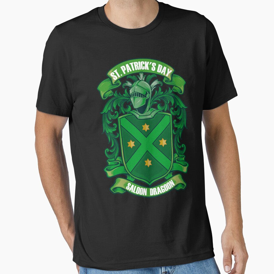 St Patrick's Day Saloon Dragoon by mrtraz T-Shirts, Hoodie, Sweatshirt | BlankRebels.com (Image 1)