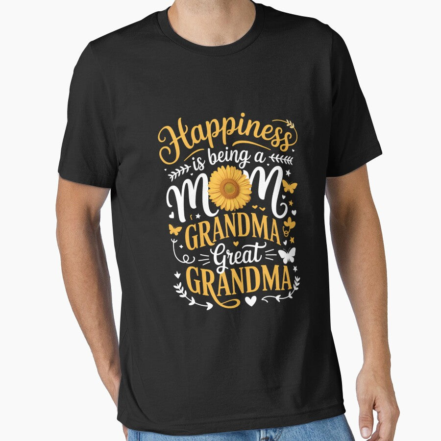 Mom Grandma Great Grandma Mother's Day 2026 Sunflower by Morphologiona T-Shirts, Hoodie, Sweatshirt (Image 1)