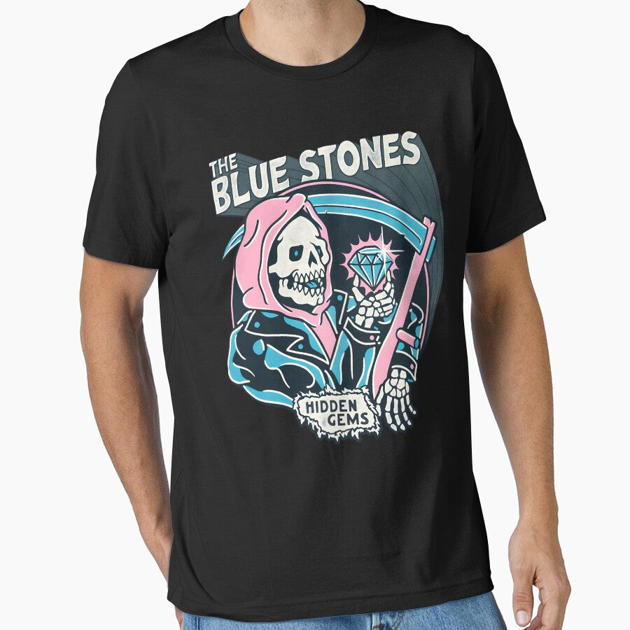 The Blue Stones - Hidden Gems - Logo by RUMI-ART-PLANET T-Shirts, Hoodie, Sweatshirt | BlankRebels.com (Image 1)