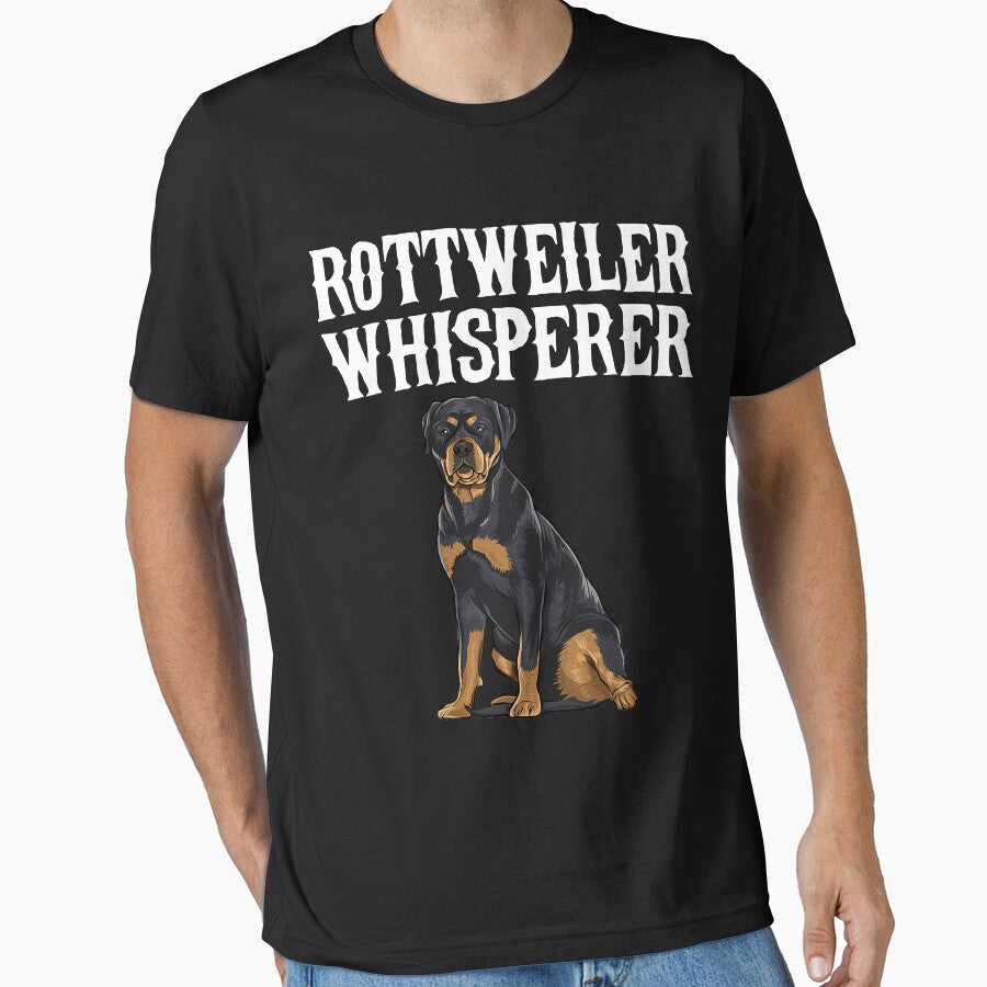 Rottweiler Wisperer Funny Dog Lover by JamesClarke84 T-Shirts, Hoodie, Sweatshirt | BlankRebels.com (Image 1)