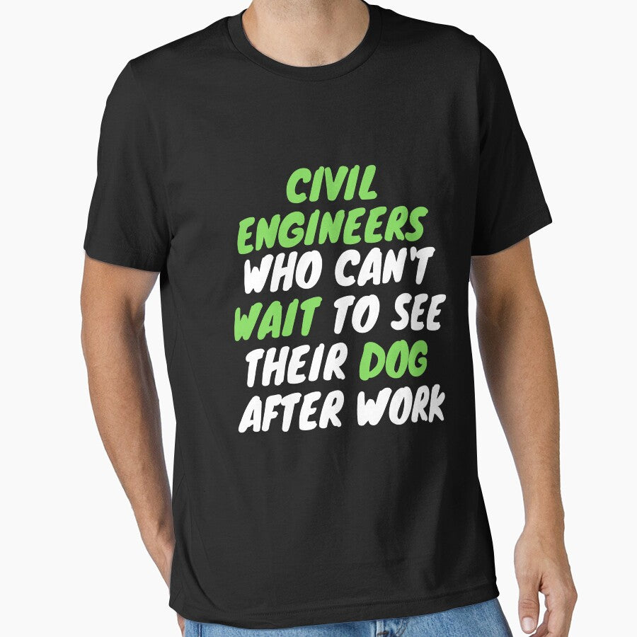 civil engineer dog after work by SnowballStep T-Shirts, Hoodie, Sweatshirt | BlankRebels.com (Image 1)