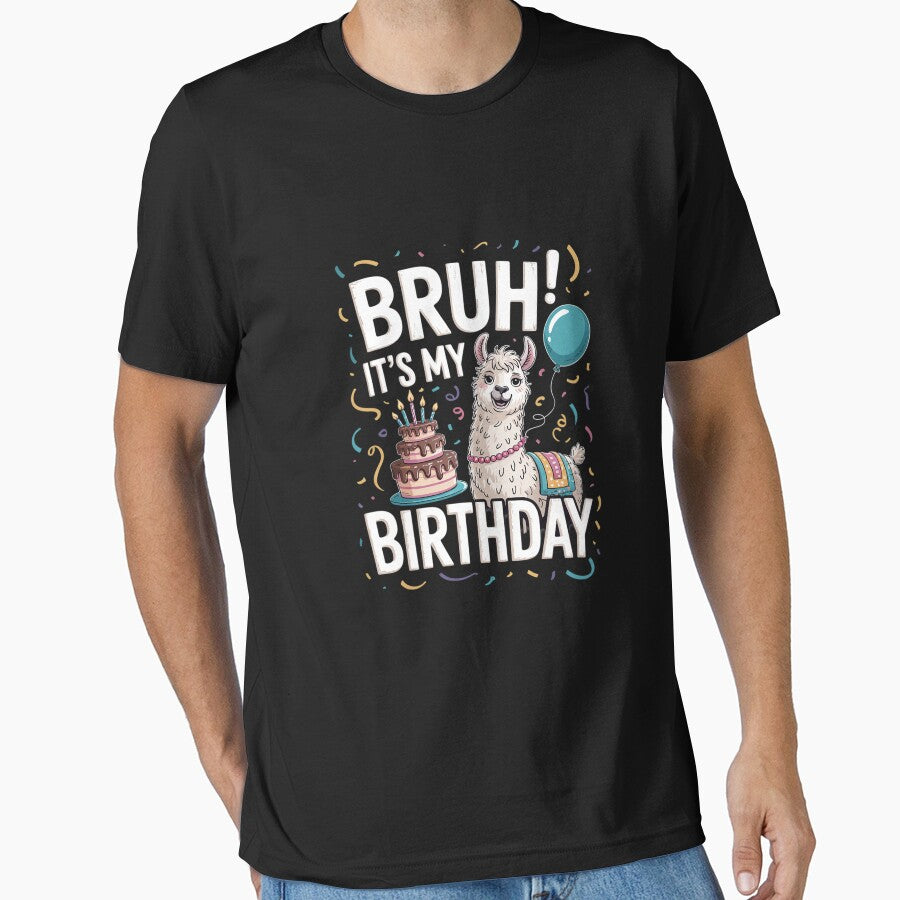 Bruh Its My Birthday Llama Pinata Boy Girl Family Party Bday 69 by MarkLeedsArt T-Shirts, Hoodie, Sweatshirt (Image 1)