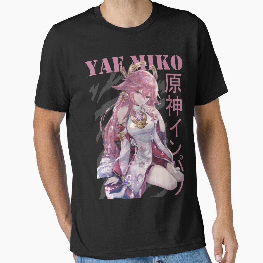 Yae Miko by Axion-The-Best T-Shirts, Hoodie, Sweatshirt | BlankRebels.com (Image 1)