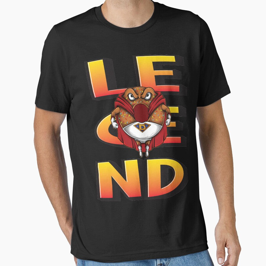 Legend Superhero Donut The Man The Myth The Legend by ProjectX23 T-Shirts, Hoodie, Sweatshirt | BlankRebels.com (Image 1)