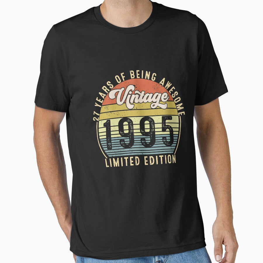 27 Year Old Gifts Vintage 1995 Limited Edition 27th Birthday by Lucius41244 T-Shirts, Hoodie, Sweatshirt (Image 1)
