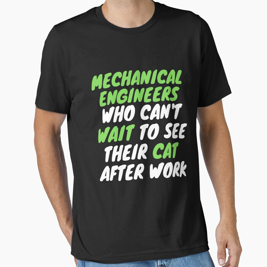 mechanical engineer cat after work by SnowballStep T-Shirts, Hoodie, Sweatshirt | BlankRebels.com (Image 1)