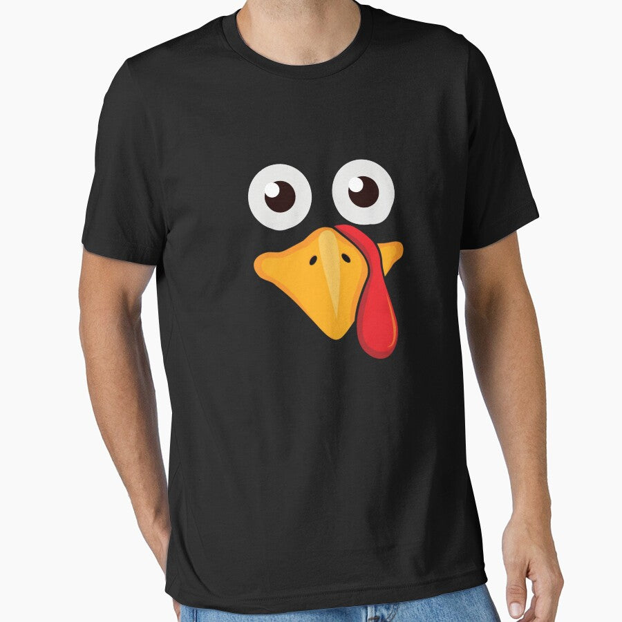 Cute Funny Turkey Face Thanksgiving Gift by DZYONA T-Shirts, Hoodie, Sweatshirt | BlankRebels.com (Image 1)