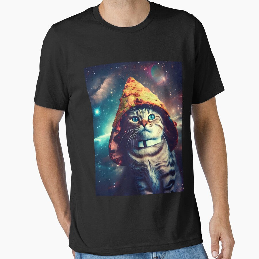 Galaxy Taco Sandwich Cat with Hat by Artyselley T-Shirts, Hoodie, Sweatshirt | BlankRebels.com (Image 1)