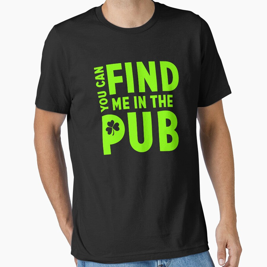 Green St Patricks Day Drinking in the Pub Apparel by doggopupper T-Shirts, Hoodie, Sweatshirt | BlankRebels.com (Image 1)