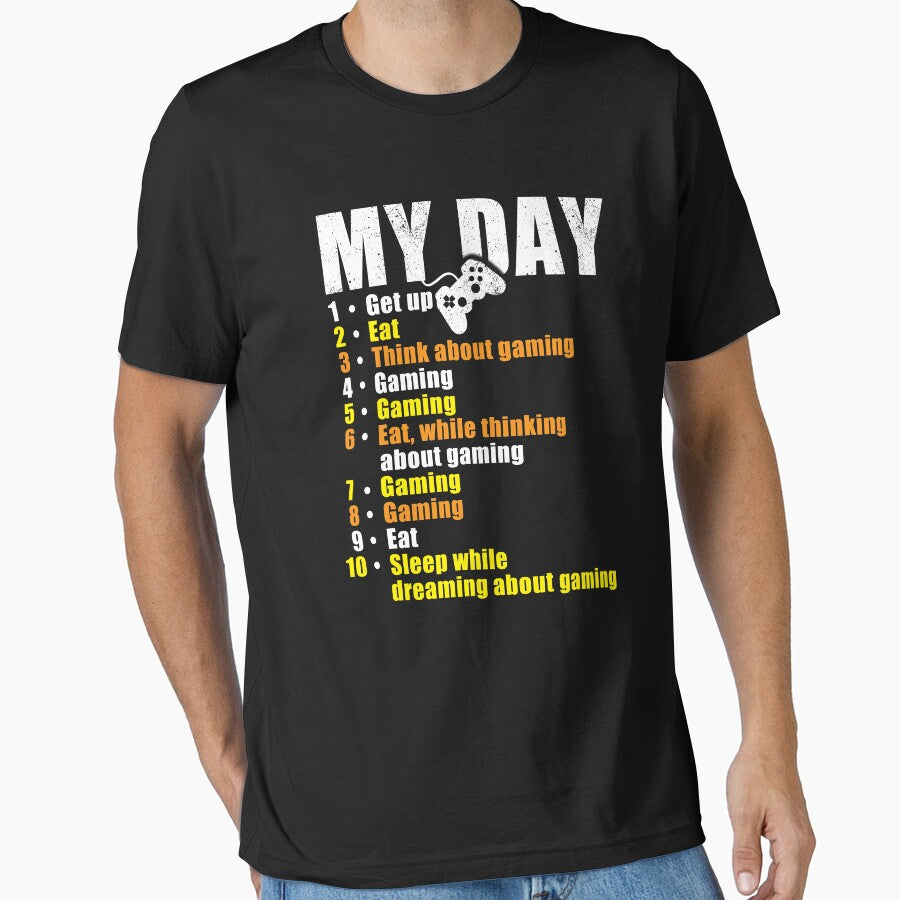 Funny gamer tshirt - Gamer day tshirt and cool gamer gift idea by GameOnGifts Hoodie, Sweatshirt | BlankRebels.com (Image 1)