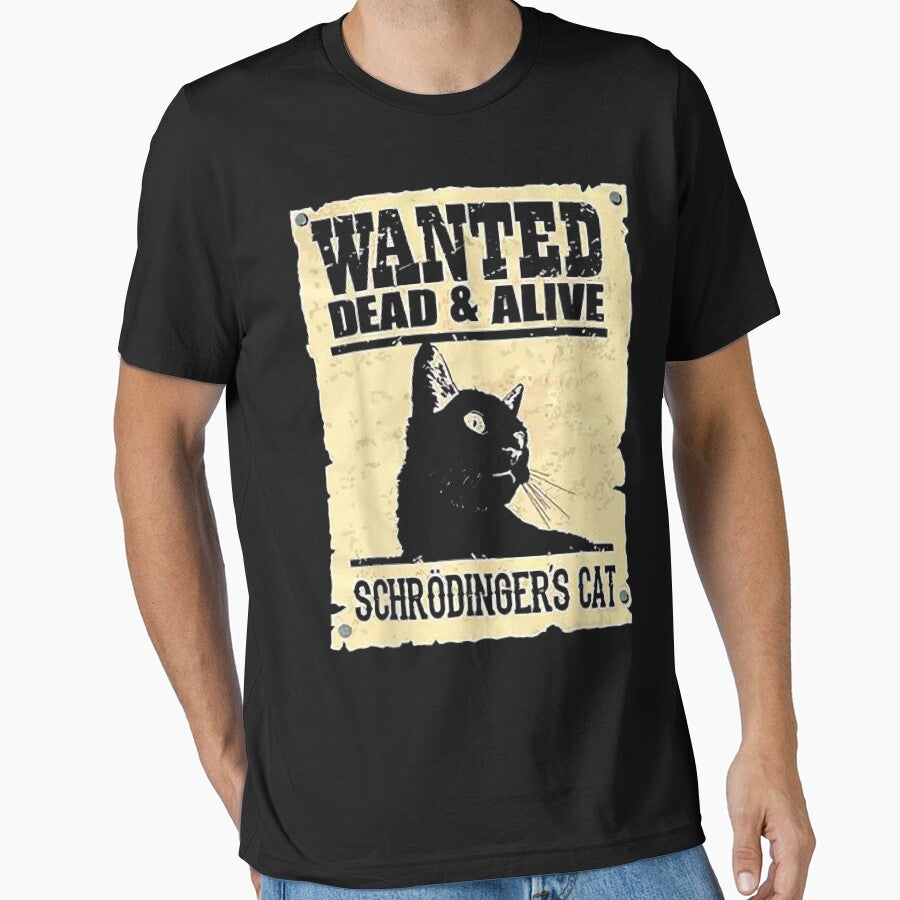 Wanted Dead Or Alive Schrodinger'S by MytressArts T-Shirts, Hoodie, Sweatshirt | BlankRebels.com (Image 1)