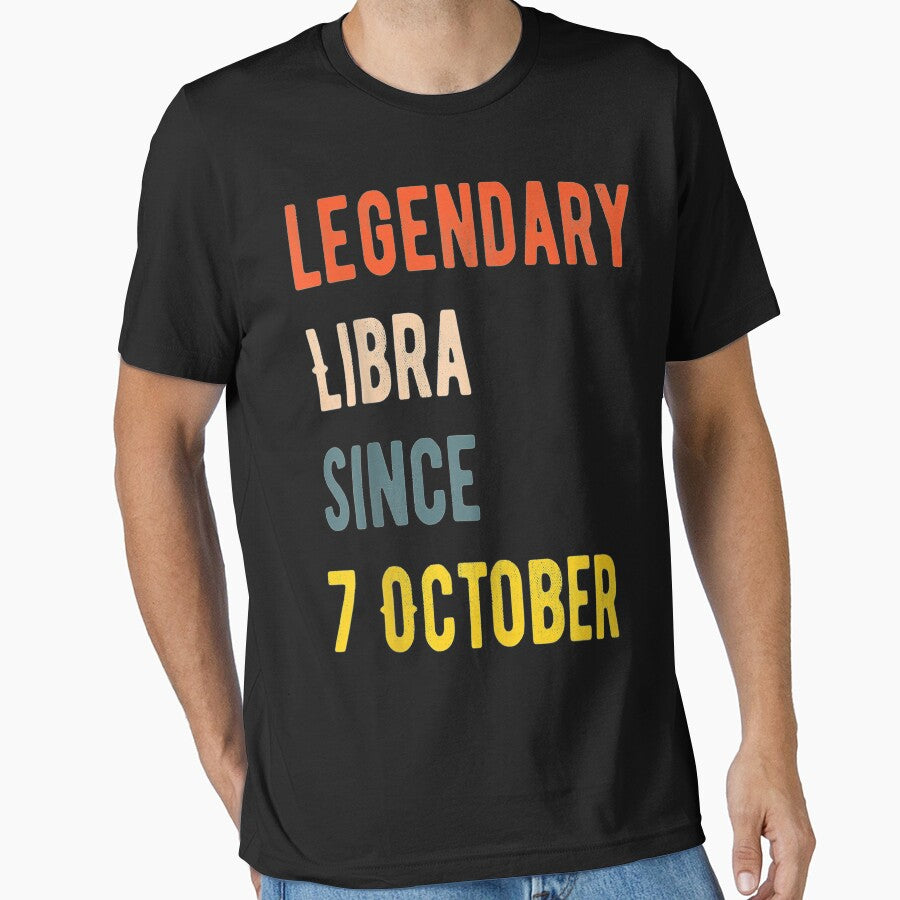 Libra Legend Since 7 October Vintage by RonaldoStudio T-Shirts, Hoodie, Sweatshirt | BlankRebels.com (Image 1)