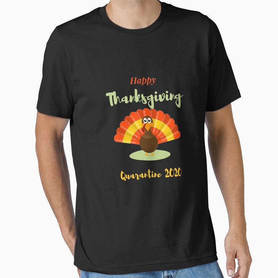 Turkey face funny thanksgiving Quarantine 2020 happy thanksgiving 2020 by DZYONA T-Shirts, Hoodie, Sweatshirt (Image 1)