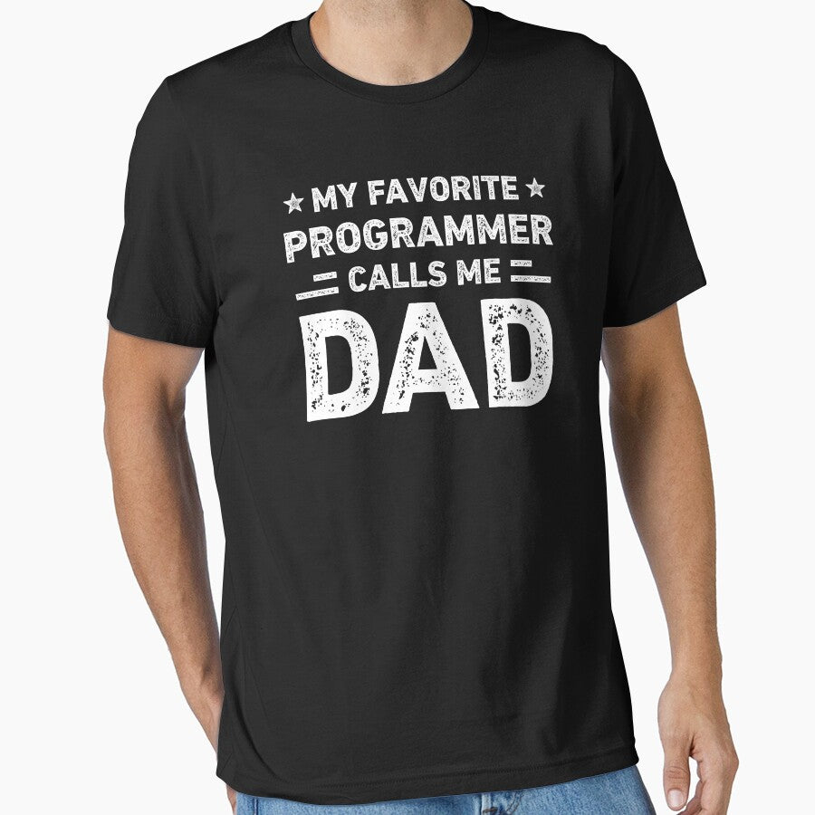 My Favorite Programmer Calls Me Dad Vintage Programmer by RareBunny