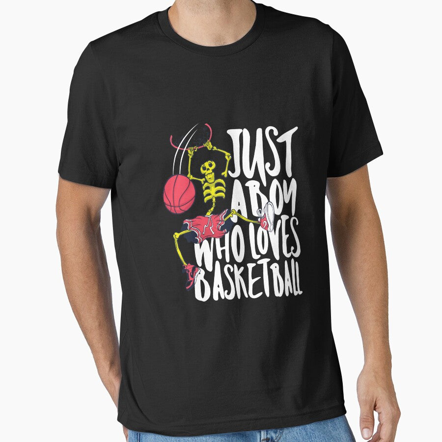 Just A Boy Who Loves Basketball by Ibu83 T-Shirts, Hoodie, Sweatshirt | BlankRebels.com (Image 1)