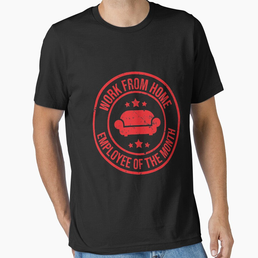 Work From Home Employee Of The Month funny Quote by tinypurpleland T-Shirts, Hoodie, Sweatshirt | BlankRebels.com (Image 1)