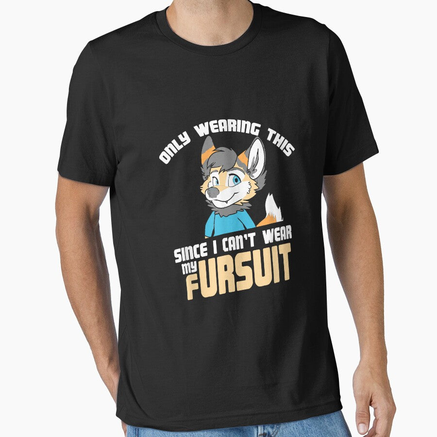 Only Wearing This Since I Can't Wear My Fursuit - Cute OwO T-Shirt by Lukifo-Tender Hoodie, Sweatshirt (Image 1)