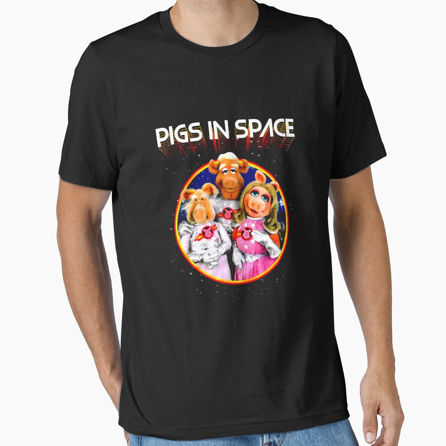 Muppets Pigs Space Soft Fitted 301 Cotton T-Shirts, Hoodie, Sweatshirt