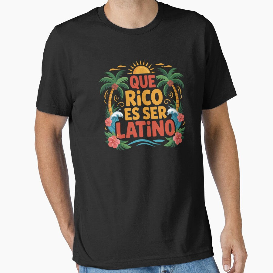 Que Rico Es Ser Latino Proud Latino Culture Hispanic by Nzgiftsandmore