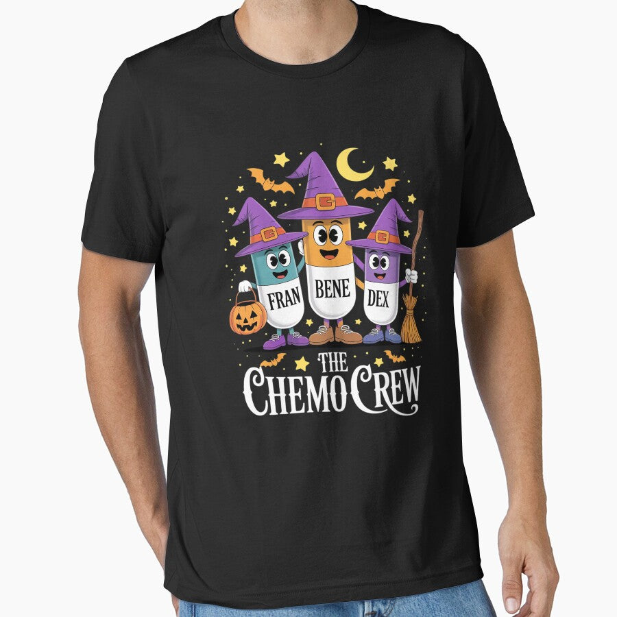 Oncology Nurse Halloween, Nurse Squad Chemo Spooky by petrichorsworld T-Shirts, Hoodie, Sweatshirt (Image 1)
