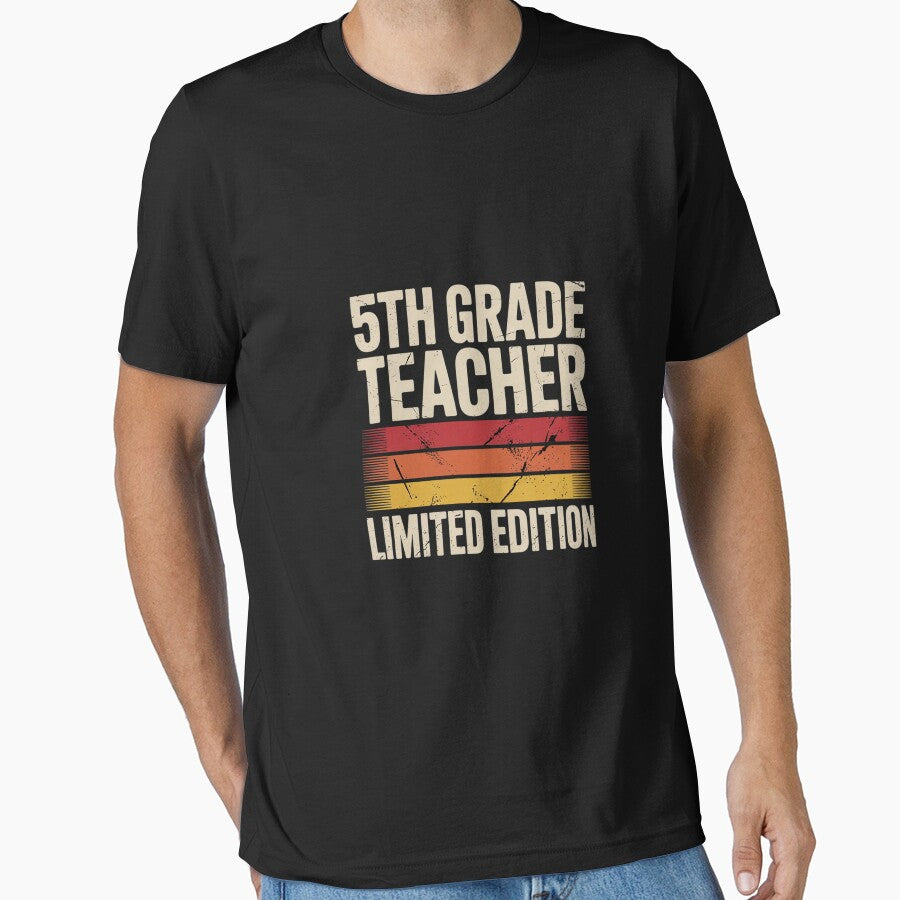 5TH GRADE TEACHER Job Title Profession Birthday Worker by DigitaldeligArt T-Shirts, Hoodie, Sweatshirt (Image 1)