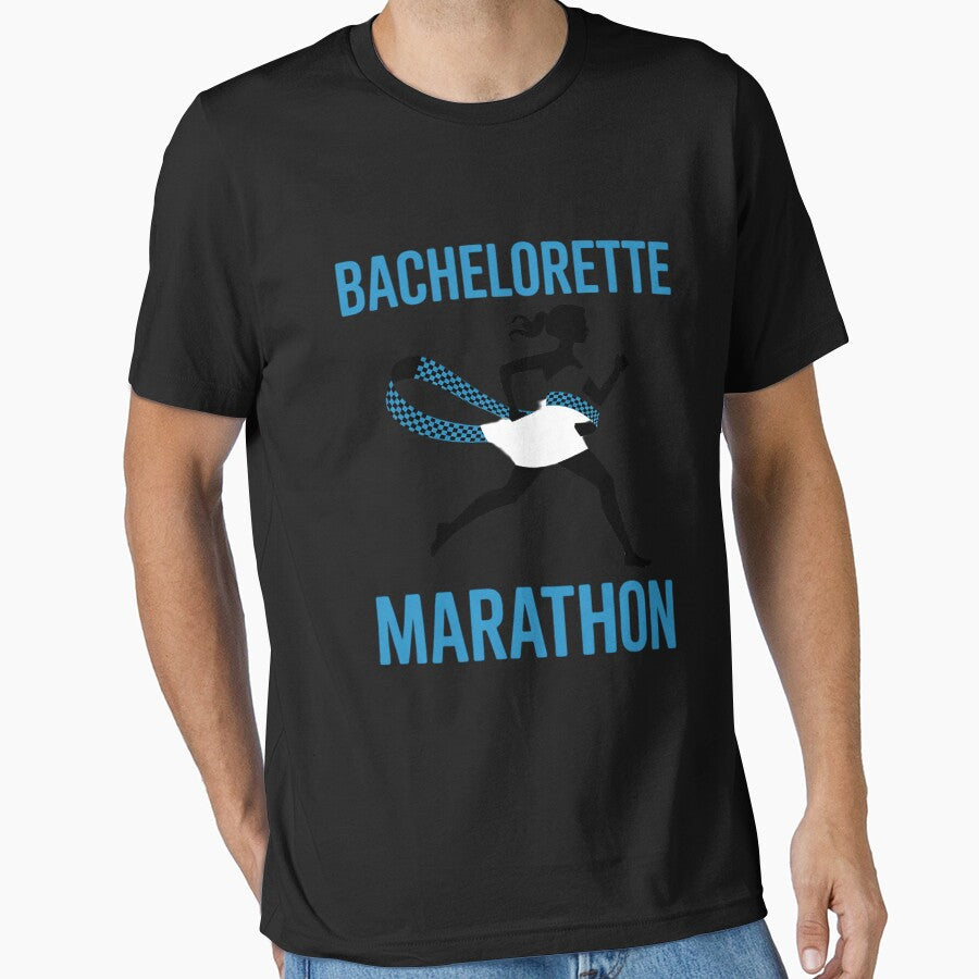 Bachelorette Marathon Running Bride Bridal Party Graphic by PeteHomenick T-Shirts, Hoodie, Sweatshirt (Image 1)