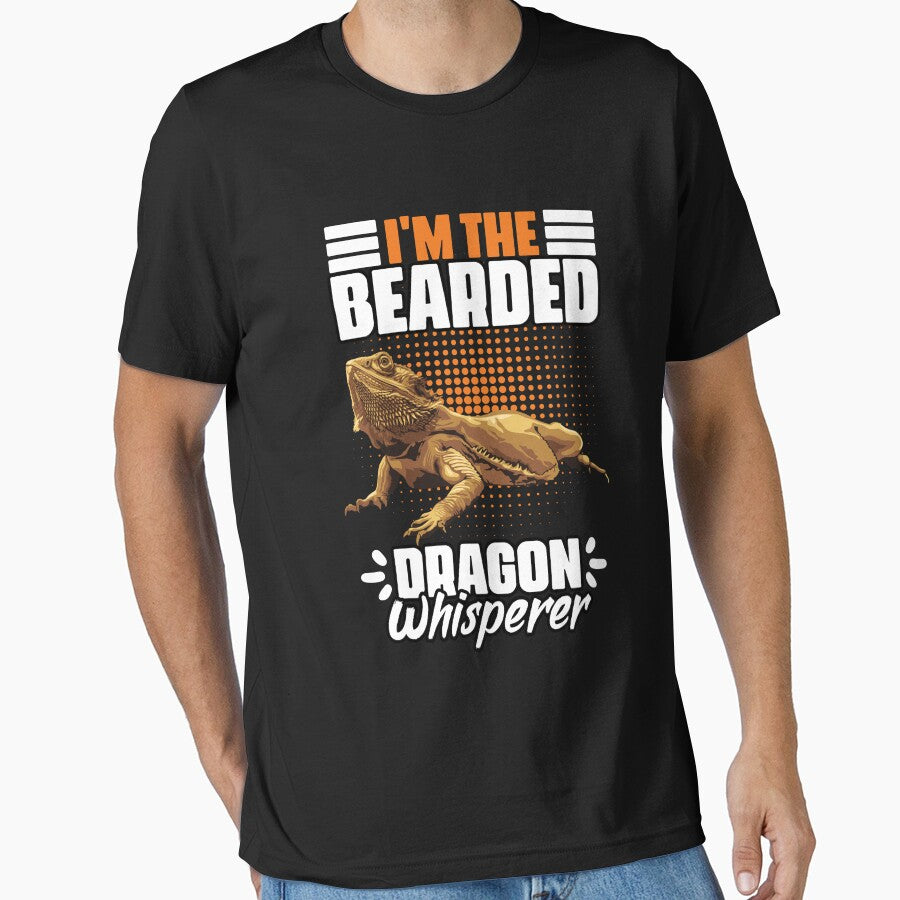 Bearded Dragon Whisperer Funny Reptile Pet Humor Lizard Fans by Nessshirts T-Shirts, Hoodie, Sweatshirt (Image 1)