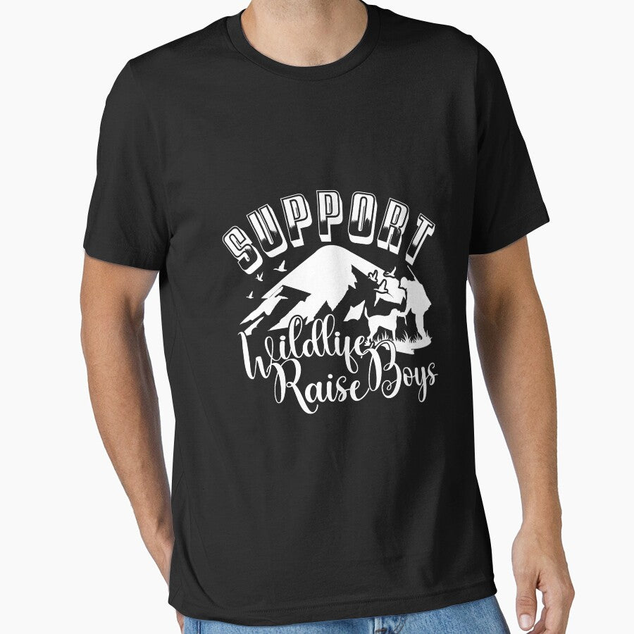 Support Wildlife Raise Boys  , Mom of Boys, Mom, Funny Mom by plussorn T-Shirts, Hoodie, Sweatshirt (Image 1)