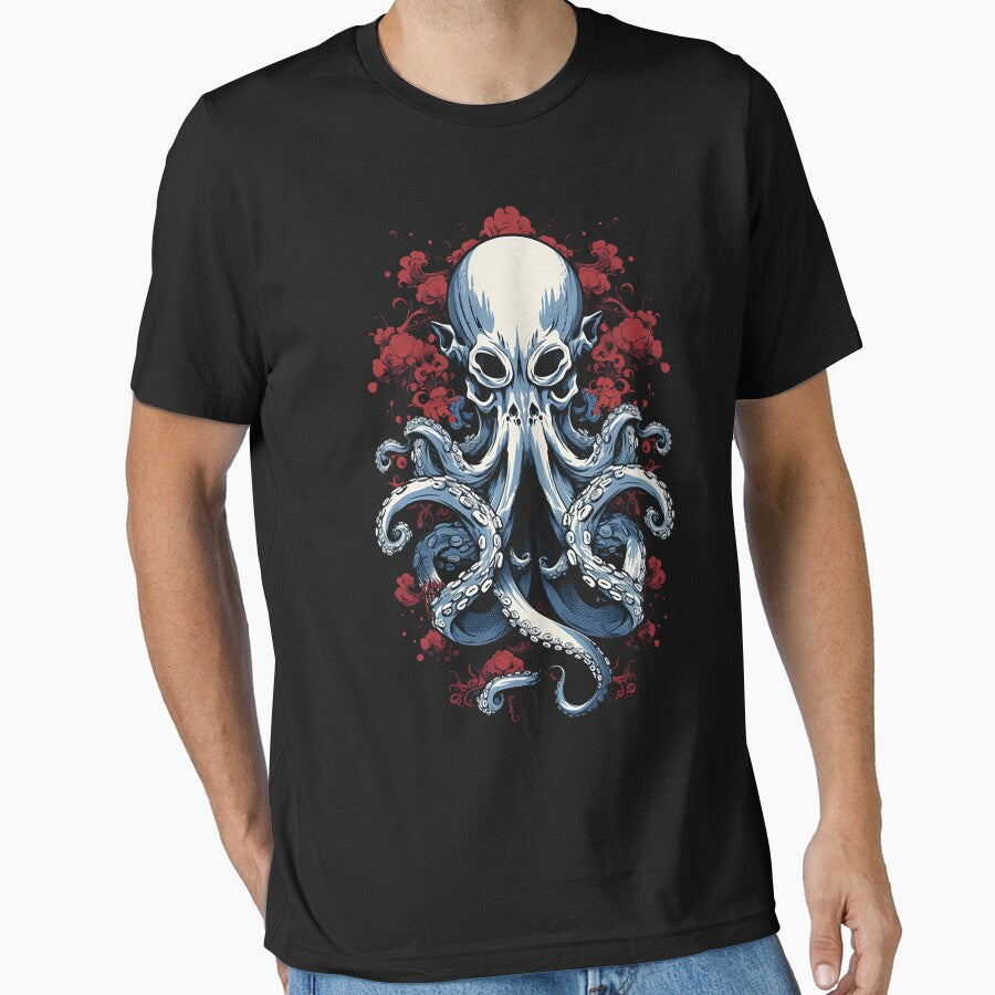 Octopus in red and blue by JansenGS T-Shirts, Hoodie, Sweatshirt | BlankRebels.com (Image 1)