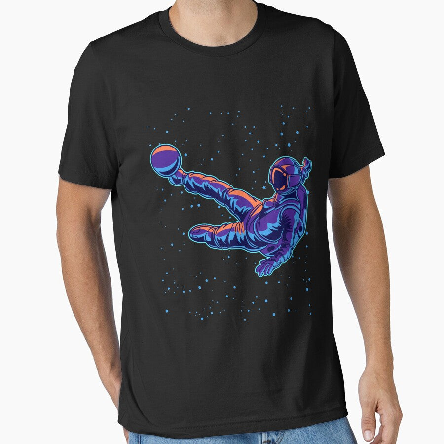 Cool Astronaut Soccer Space Player Gift Soccer Lover Costume by sheamgjirij T-Shirts, Hoodie, Sweatshirt (Image 1)