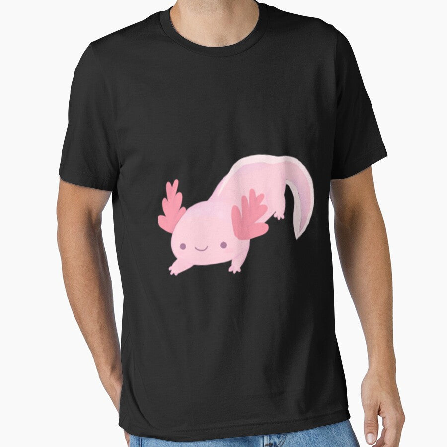 Tiny Axolotl Sticker by mollyphonaha1 T-Shirts, Hoodie, Sweatshirt | BlankRebels.com (Image 1)