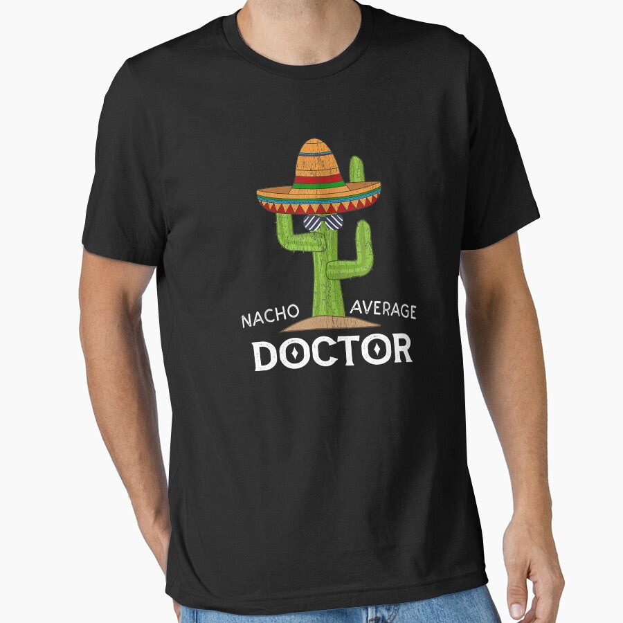 Fun Funny doctor Humor Gifts, Funny Cactus illustration distressed Design Meme Saying doctor Dad Husband... (Image 1)