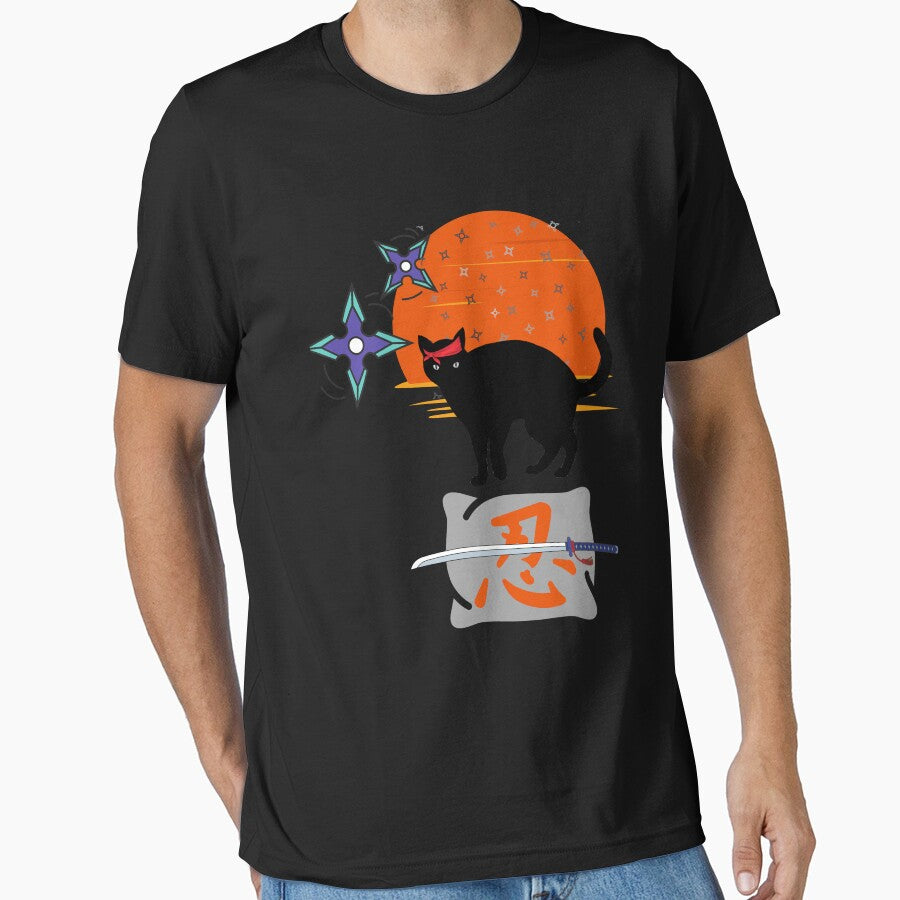 Ninja Cat by Katora7 T-Shirts, Hoodie, Sweatshirt | BlankRebels.com (Image 1)