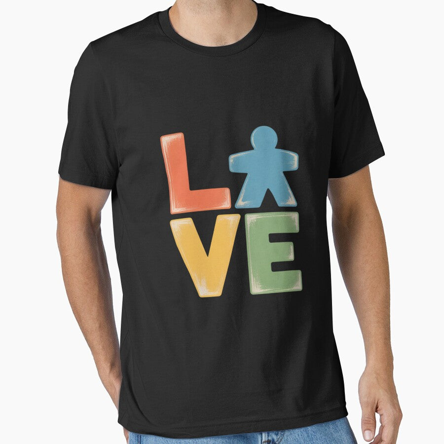 Meeple Love Board Game Night Tabletop Gamers by Minoloinan T-Shirts, Hoodie, Sweatshirt | BlankRebels.com (Image 1)