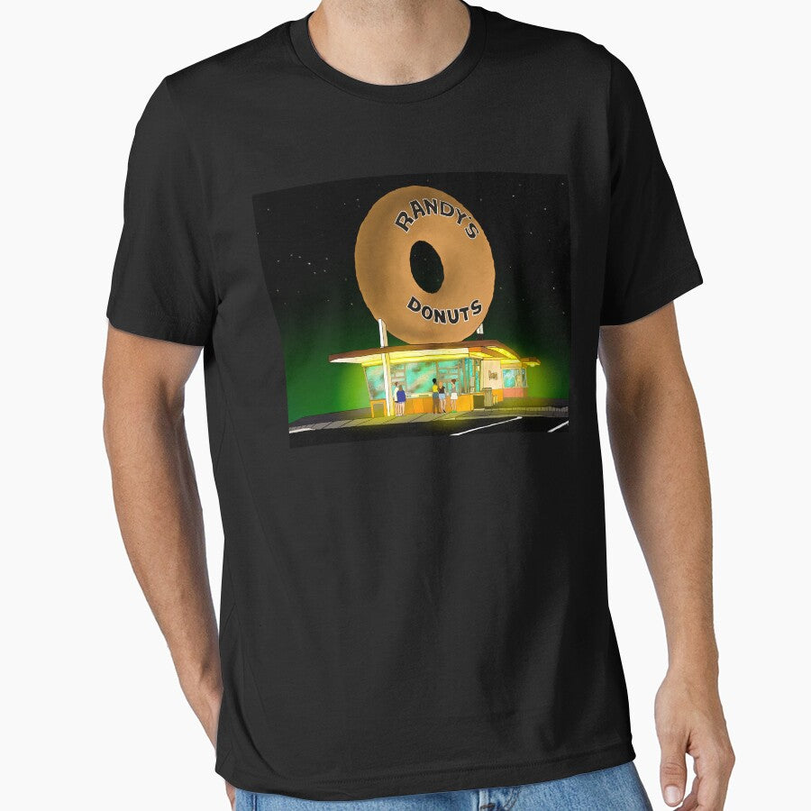Randy's Donuts in Hollywood CA by Brett Rosenberg T-Shirts, Hoodie, Sweatshirt | BlankRebels.com (Image 1)