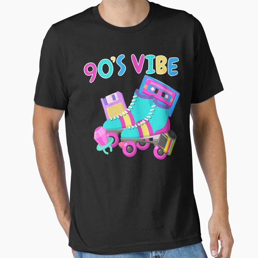 Retro Aesthetic Vintage 90s Vibe Costume Party Outfit 1990s by pipsmerch T-Shirts, Hoodie, Sweatshirt (Image 1)