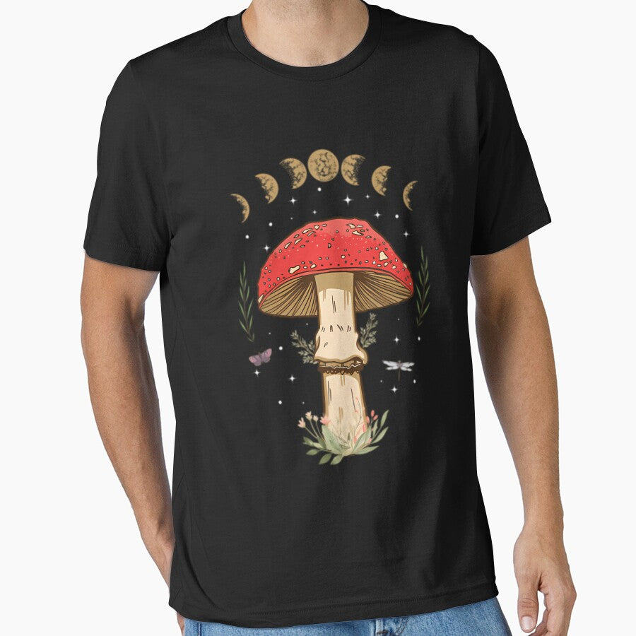 Cottagecore Aesthetic Magical Mushroom Fungi by muterialvarai T-Shirts, Hoodie, Sweatshirt | BlankRebels.com (Image 1)