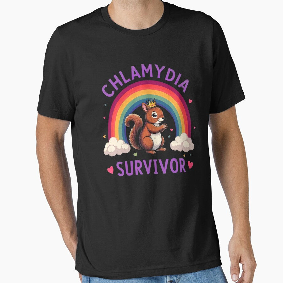 Chlamydia Survivor Funny Embarrassing Humor T-Shirts, Hoodie, Sweatshirt