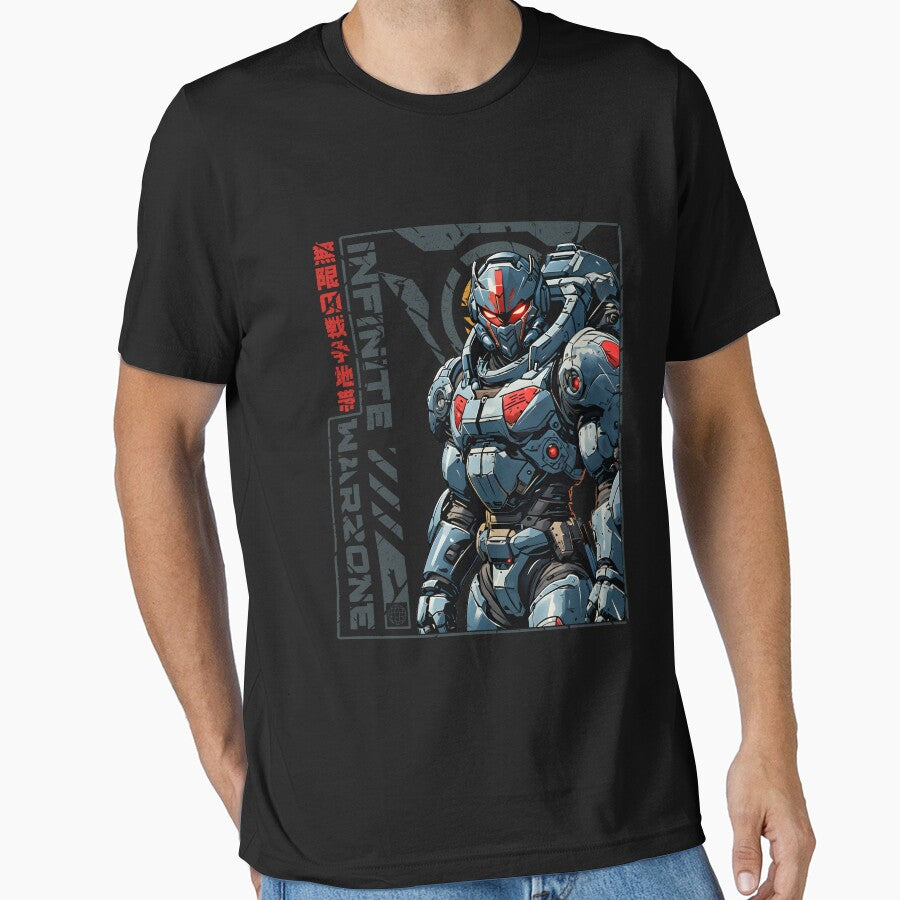 INFINITE WARZONE - CYBER HUNTER by BRONTOSHIRTS T-Shirts, Hoodie, Sweatshirt | BlankRebels.com (Image 1)